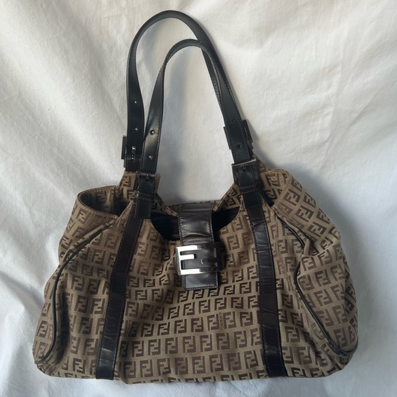 Fendi Handbags - Authentic Fendi Zucca Sporty Bag